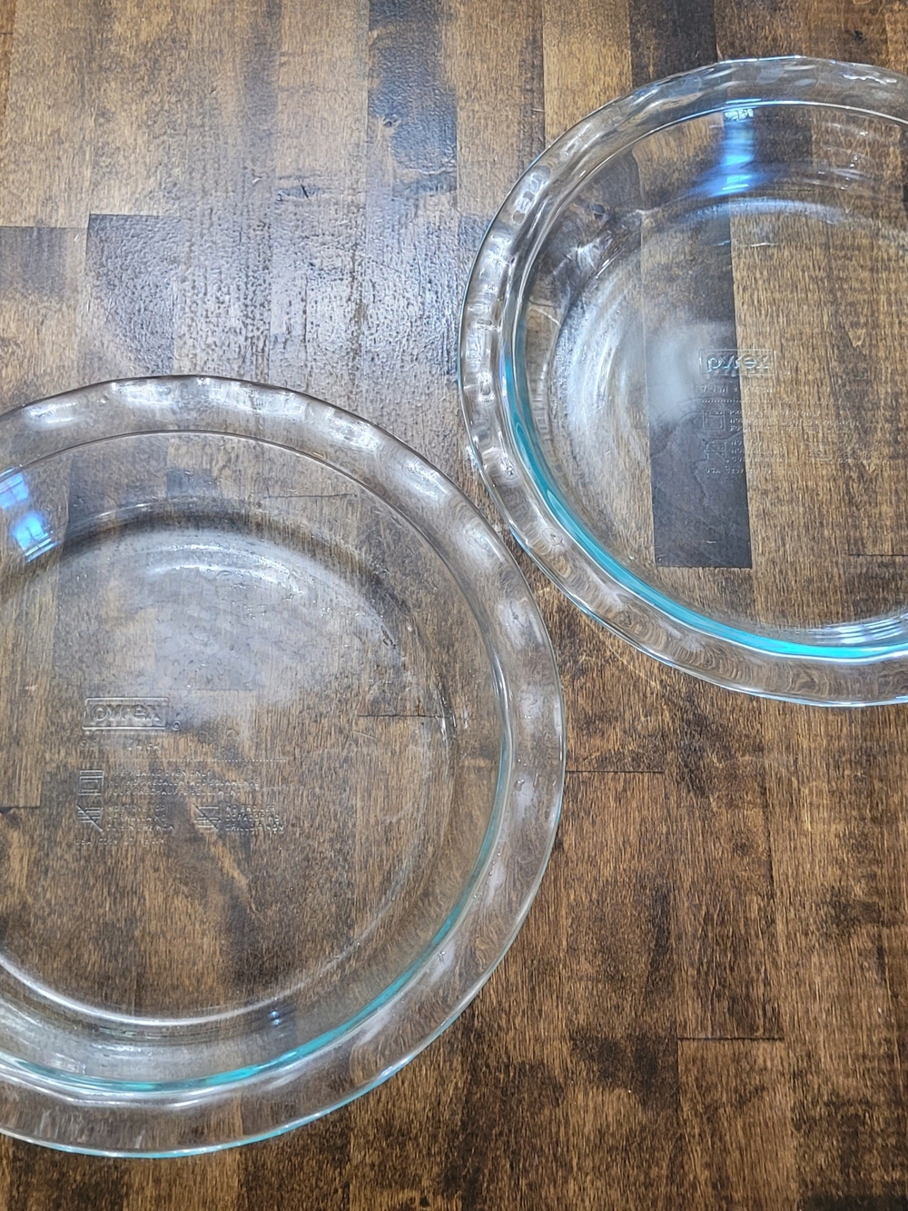 Pyrex Clear Glass Pie and Baking Dishes